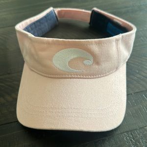 Costa Pale Pink Cotton Visor
